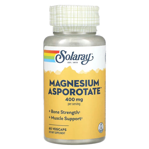 Solaray Magnesium Asporotate™ 60CT 400MG Veg Capsule