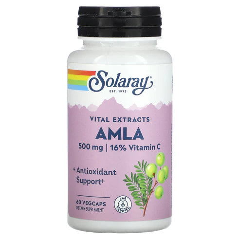 Solaray Vital Extracts AMLA 60CT 500MG Veg Capsule