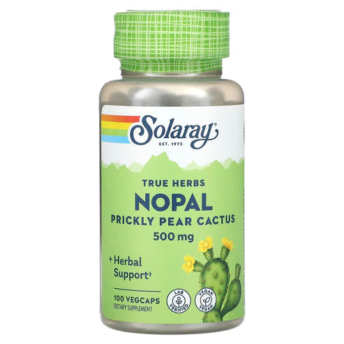 Solaray Nopal 100CT 500MG Veg Capsule