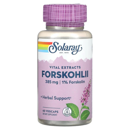 Solaray Vital Extracts Forskohlii 60CT 385MG Veg Capsule