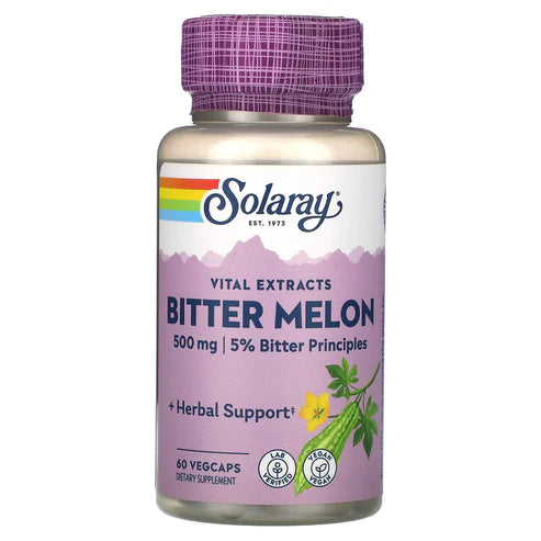 Solaray Vital Extracts Bitter Melon 60CT 500MG Veg Capsule