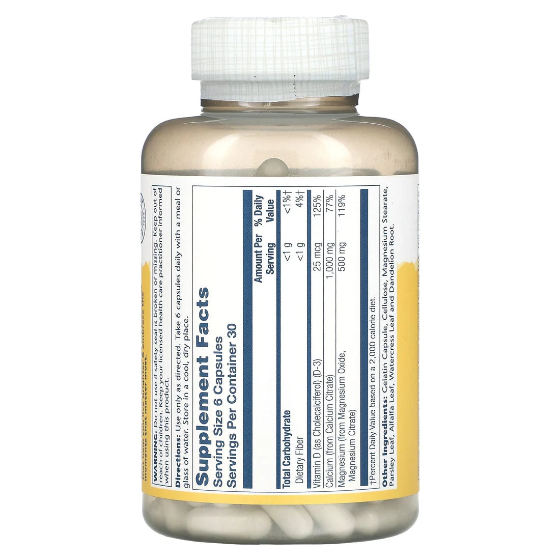 Solaray Cal-Mag Citrate 180CT Capsule