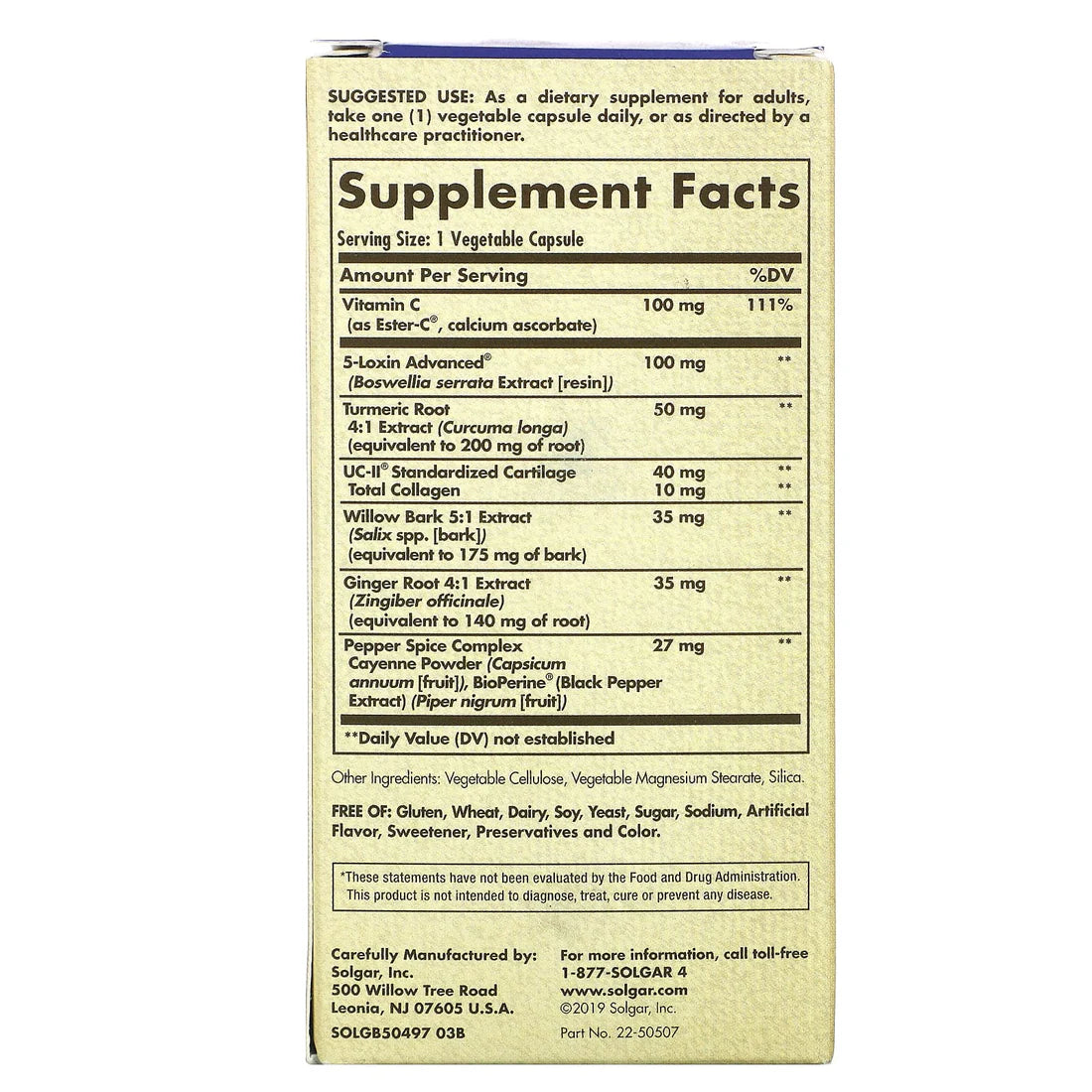 Solgar Solgar® No. 7 Vegetable Capsules 60V cap