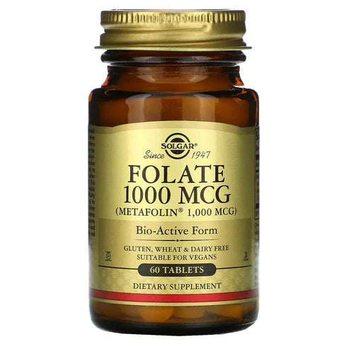 Solgar Folate 1000 mcg (Metafolin® 1,000 mcg) Tablets 60tablet
