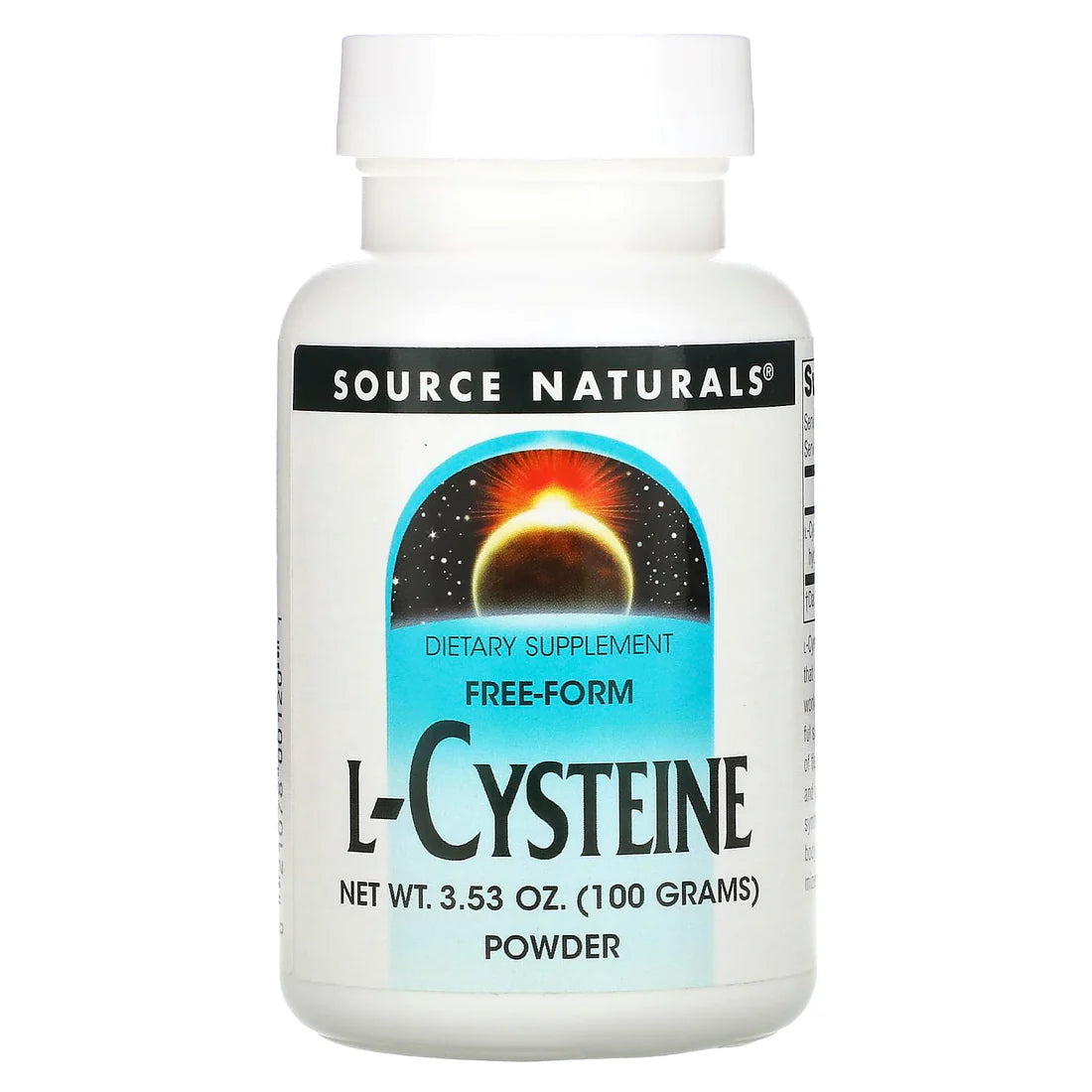 SOURCE NATURALS L-CYSTEINE POWDER 100GM