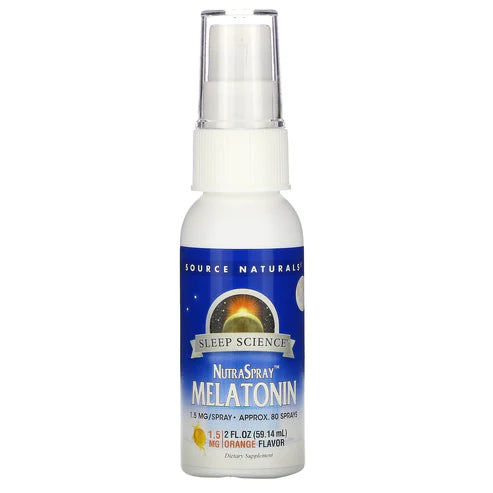 SOURCE NATURALS SLEEP SCIENCE MELATONIN NUTRASPRAY ORNGE 2OZ