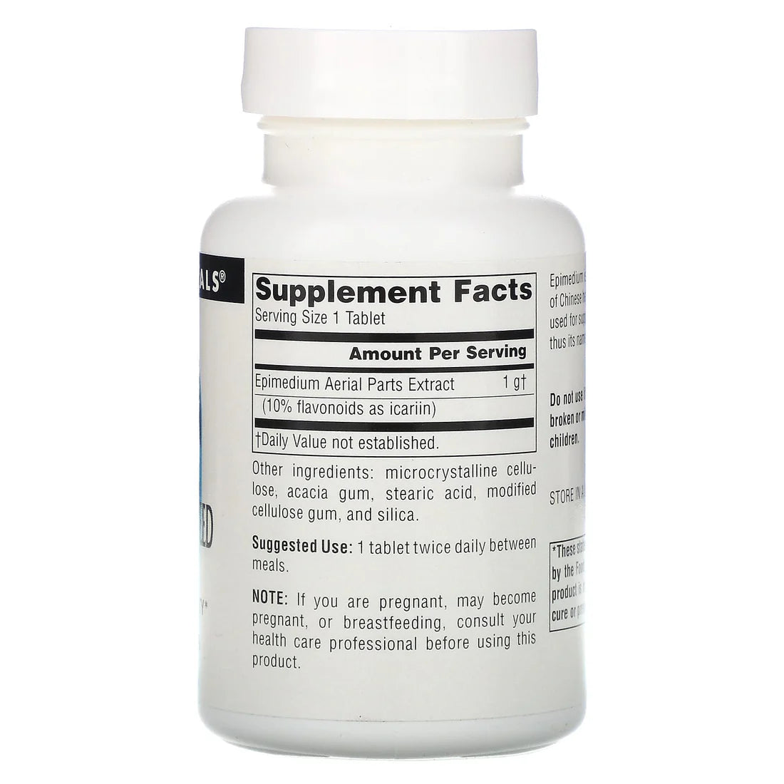 SOURCE NATURALS HORNY GOAT WEED 1000MG 60T