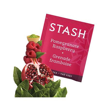 STASH TEA Pomegranate Raspberry with Matcha Tea 18 BAG