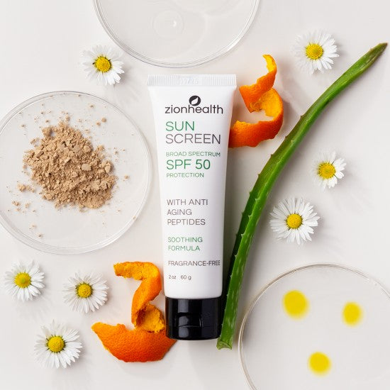 Zion Health SPF 50 - Reef Friendly Natural Sunscreen 2 oz