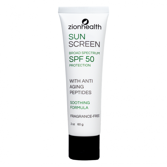 Zion Health SPF 50 - Reef Friendly Natural Sunscreen 2 oz