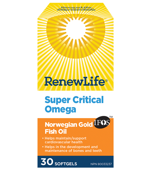 Renew Life Super Critical Omega 950 mg 30 Soft Gels
