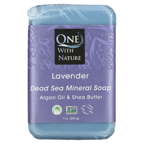 ONE WITH NATURE LAVENDER BAR SOAP 7OZ
