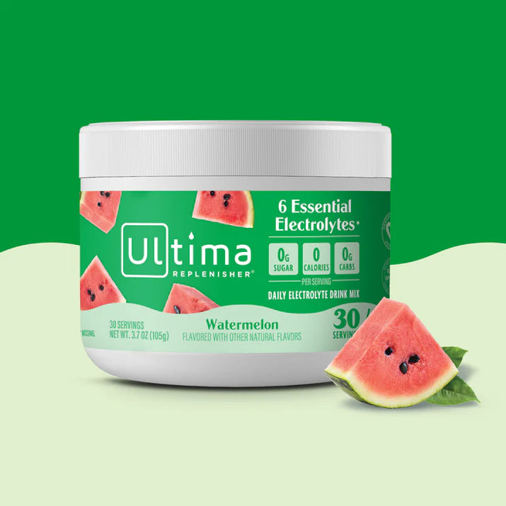 Ultima Replenisher - Electrolyte Hydration Powder 30 Servings Watermelon