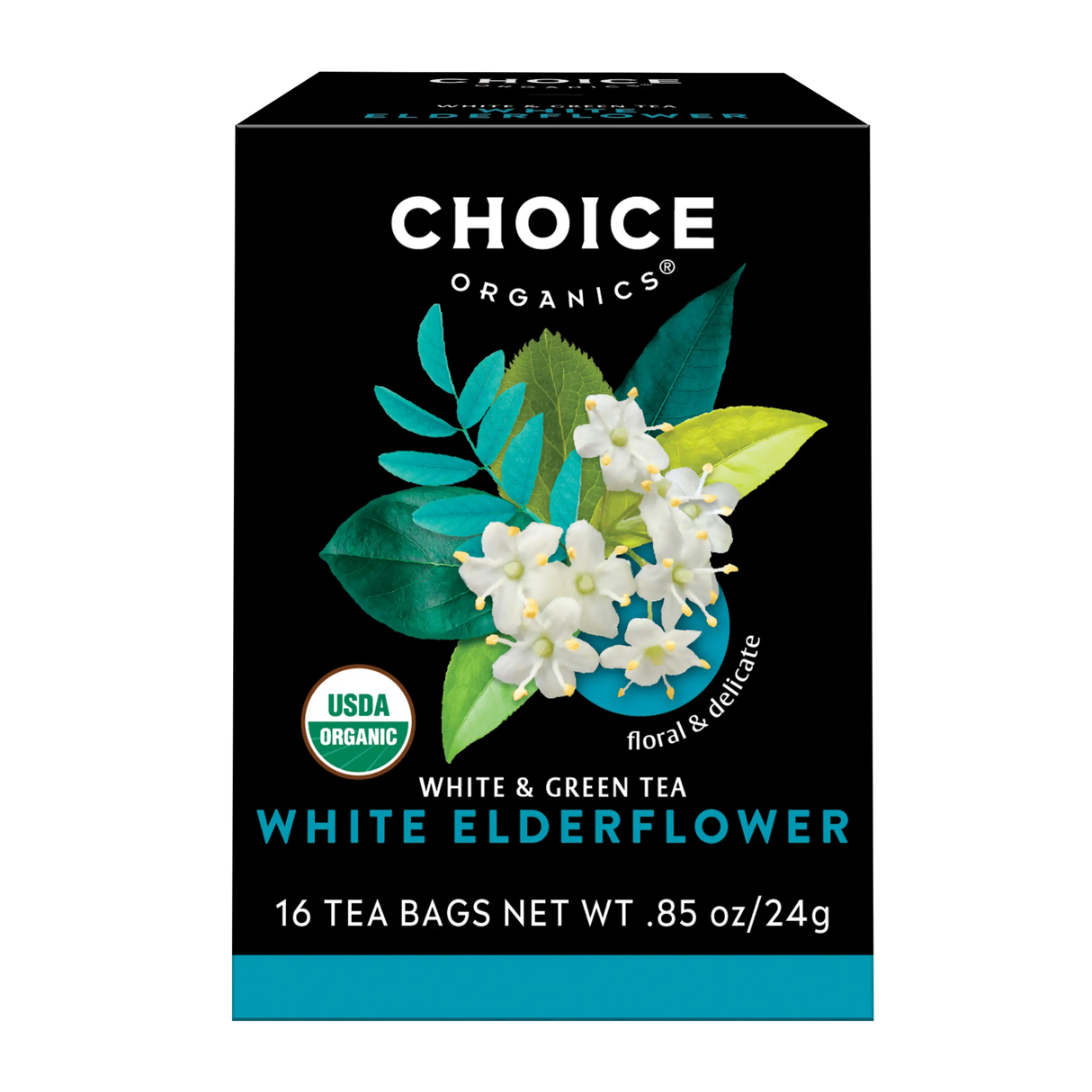 CHOICE ORGANIC TEAS White Elderflower Tea 16 BAG