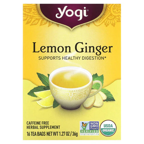 YOGI TEA Organic Lemon Ginger Tea 16 BAG