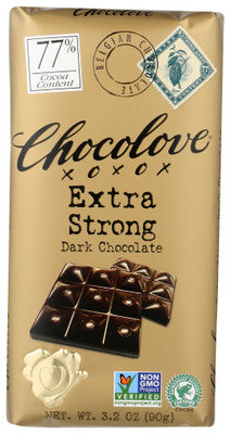 CHOCOLOVE Dark, Extra Strong 3.2 OZ
