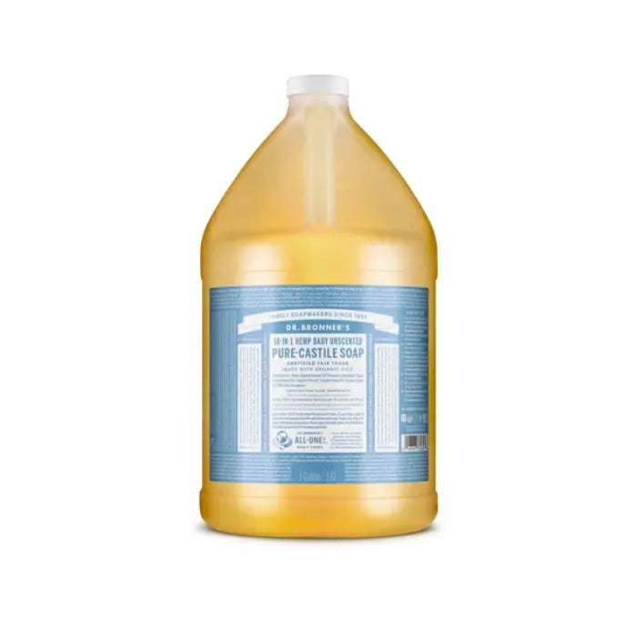 DR. BRONNER'S MAGIC SOAPSORGANIC CASTILE LIQUID SOAP BABY MILD 1Gal