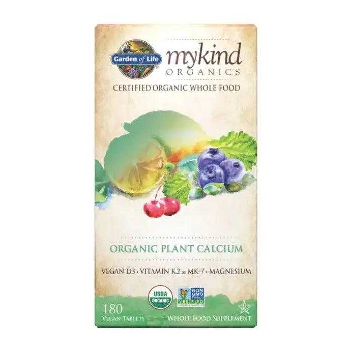 Garden of Life GOL Organics Plant Calcium 180ct TABLETS