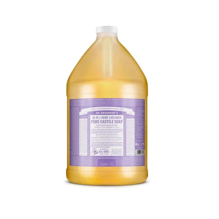 DR. BRONNER'S MAGIC SOAPS ORGANIC CASTILE LIQUID SOAP LAVENDER 1GAL