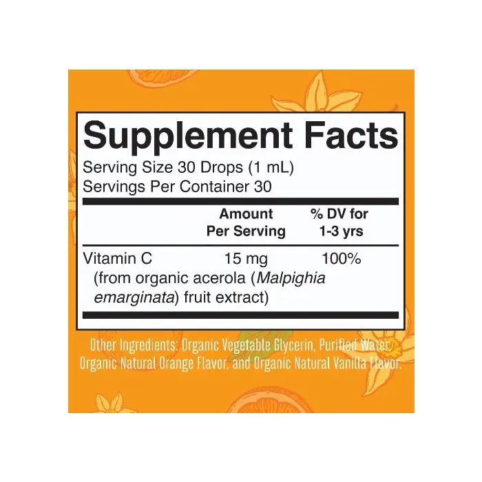 Mary Ruth's CoComelon Organic Toddler Vitamin C Liquid Drops (0.5 oz)