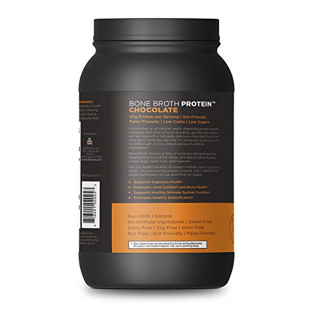 Ancient Nutrition Bone Broth Protein - Chocolate - 40 porciones en polvo