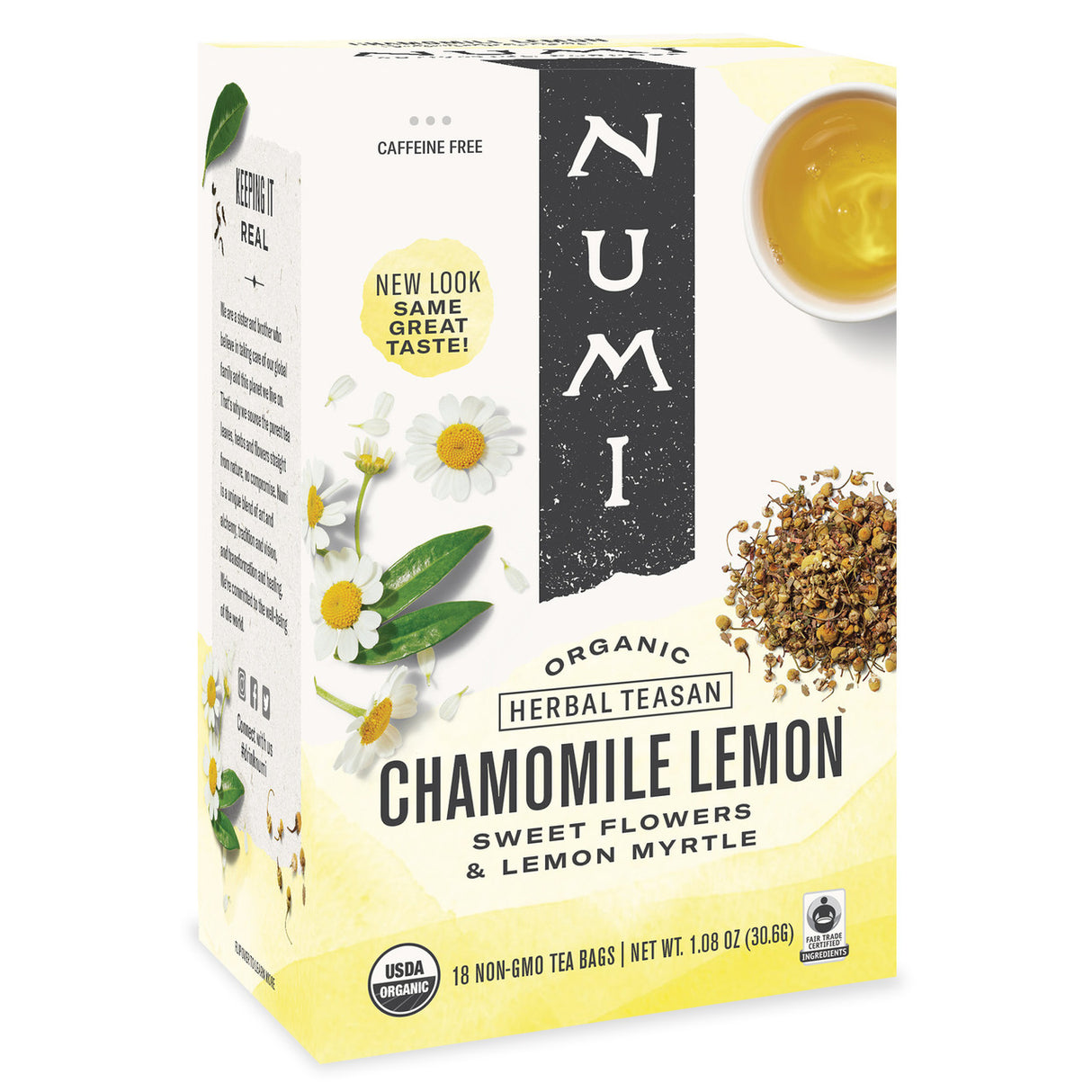 NUMI TEAS Chamomile Lemon Teasans 18 BAG