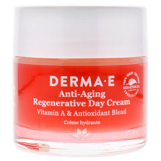 DERMA-E Anti-Aging Regenerative Day Cream – Astaxanthin Moisturizer for Face – Lightweight Firming Anti-Wrinkle Cream with Lavender, Jojoba Oil and Vitamin E, 2 oz
