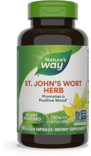 Nature's Way St. John’s Wort Herb 180 Vgn Cp