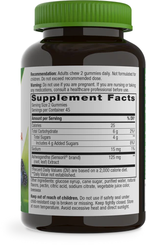 Nature's Way Ashwagandha Gummy 90 Gummies