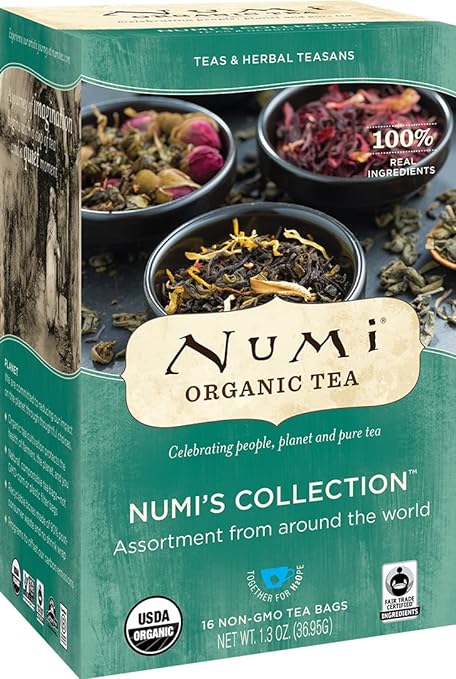 NUMI TEAS Numi's Collection Assorted Melange Teas & Teasans 18 BAG