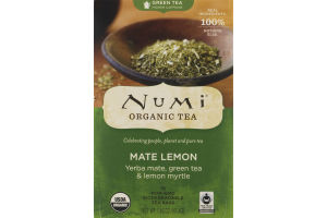 NUMI TEAS Mate Lemon Green Tea 18 BAG