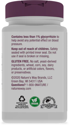 Nature's Way DGL Ultra Premium Extract 90 Vgn Cp