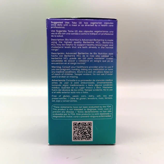 Bio Nutrition ADVANCED BERBERINE 1200