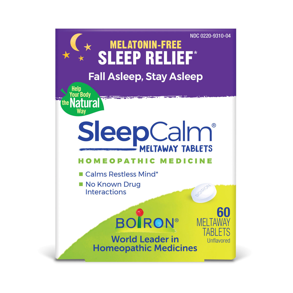 Sleep Calm Melatonin-Free 60 Melt Away Tablets