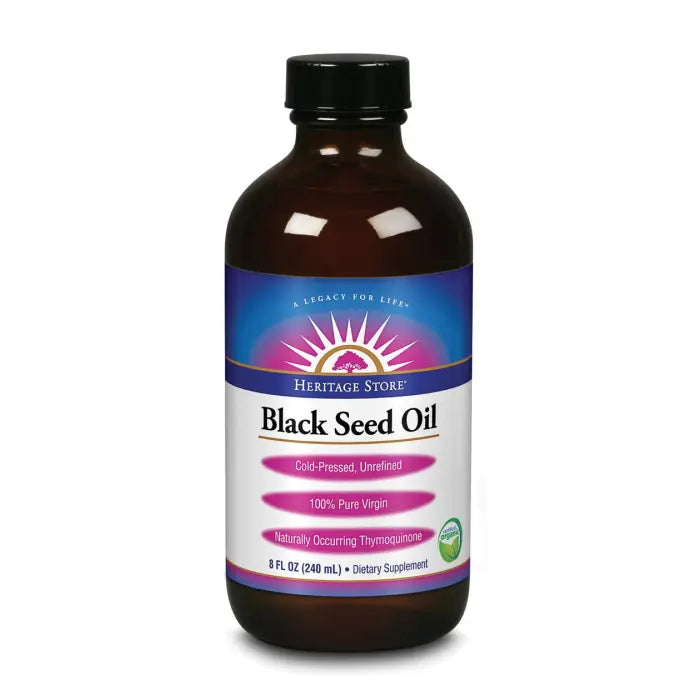 Heritage Store Black Seed Oil 8floz