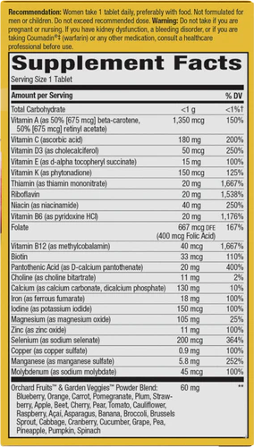 Nature's Way Alive!® Once Daily Women’s Ultra Potency 60 Tb