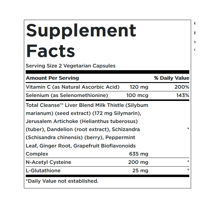 Solaray Total Cleanse™ Liver 60CT Veg Capsule