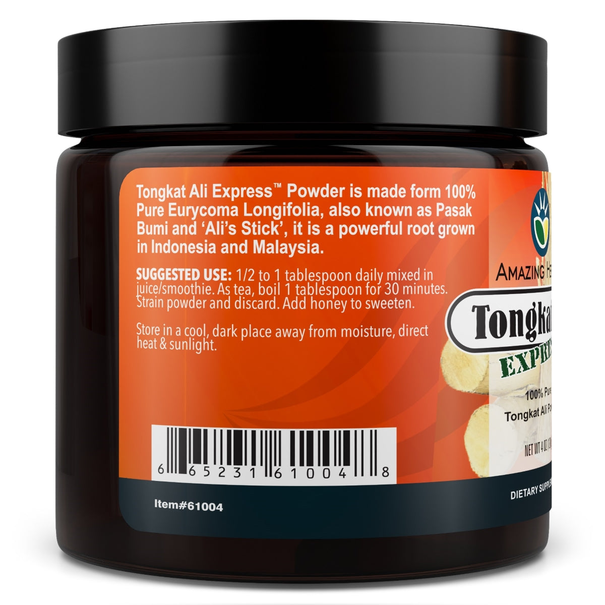 AMAZING HERBS TONGKTALI EXPRESS RAW POWDER 4OZ
