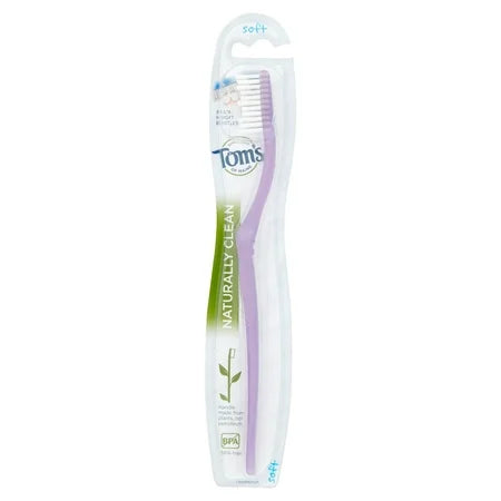 CEPILLO DE DIENTES TOM'S OF MAINE PARA ADULTOS DE CERDAS SUAVES, 1 UNIDAD