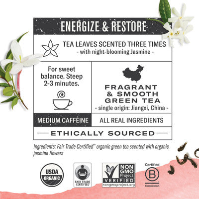 NUMI TEAS Jasmin Green Tea 18 BAG