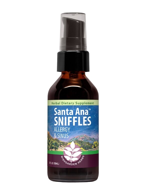 Wish Garden SANTA ANA SNIFFLES ALLERGY & SINUS 2 FL OZ