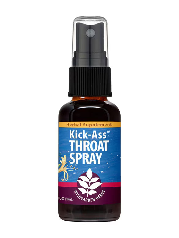 Wish Garden KICK-ASS THROAT SPRAY 1 FL OZ