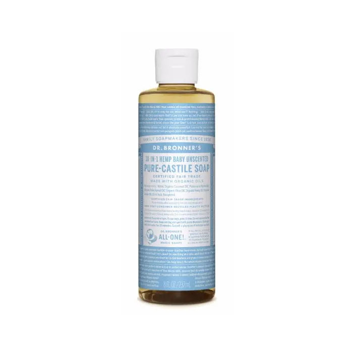 DR. BRONNER'S MAGIC SOAPS ORGANIC CASTILE LIQUID SOAP BABY MILD 8OZ