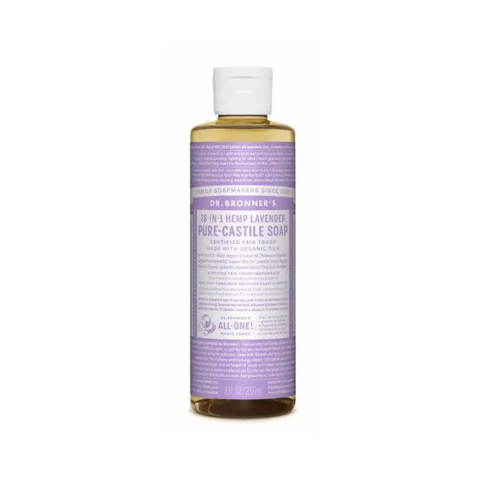 DR. BRONNER'S MAGIC SOAPS ORGANIC CASTILE LIQUID SOAP LAVENDER 8OZ