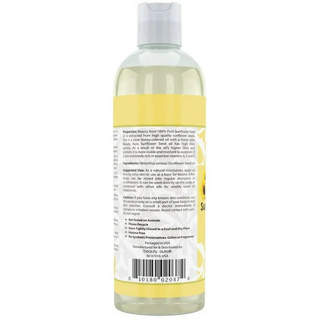 LifeFlo Pure Sunflower Oil 16floz