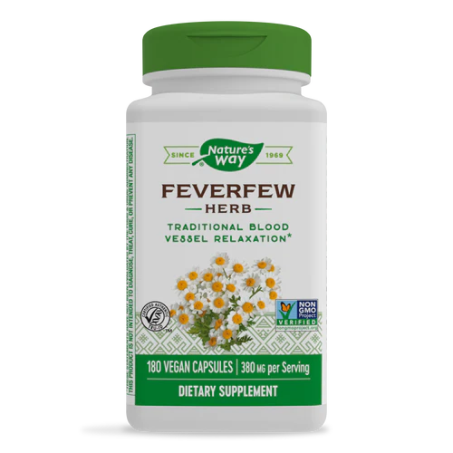 Nature's Way Feverfew Herb 180 Vgn Cp