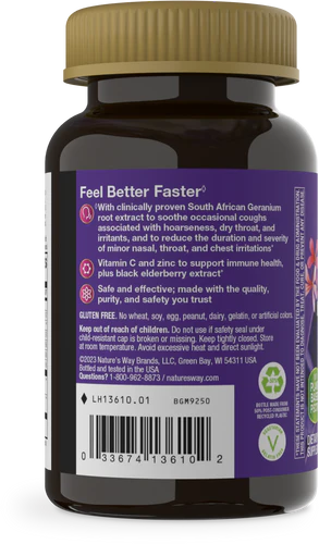 Nature's Way Sambucus Relief Adult Gummy 36 Gummies