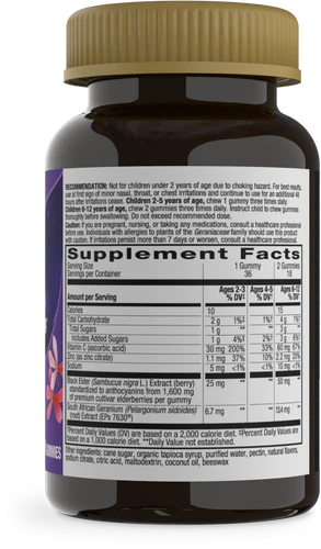 Nature's Way Sambucus Relief Kids Gummy 36 Gummies