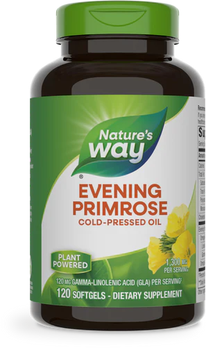 Nature's Way Evening Primrose Cold Pressed Oil 1300 mg, EfaGold® 120 Sg