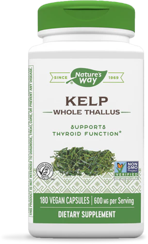 Nature's Way Kelp Whole Thallus 180 Vgn Cp